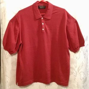 Brooks Brothers Rust Colored Polo Shirt